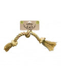 FURKIDZ NATURES CHOICE DOG TOY JUTE TRIPLE KNOT [LENGTH:58CM]