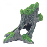 BIOSCAPE ORNAMENT MOSS LEANING TREE TRUNK 16X15X10CM