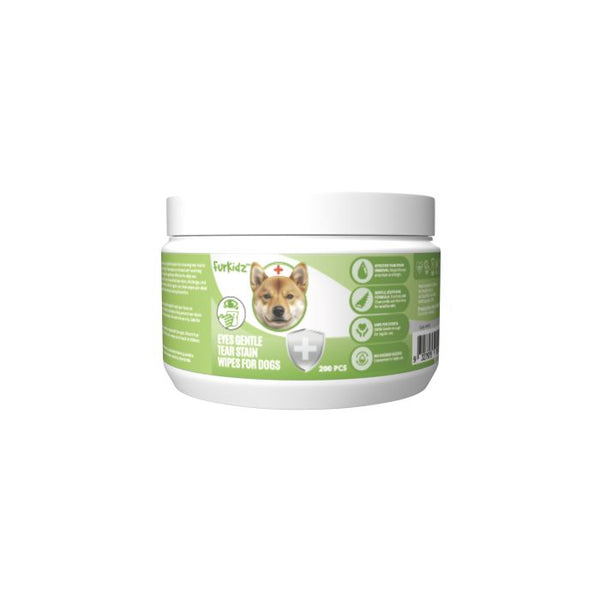 FURKIDZ EYES GENTLE TEAR STAIN WIPES FOR DOGS 200 PIECES