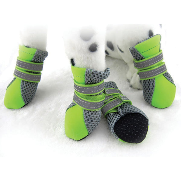 ZEEZ DOG BOOTS MESH GREEN [SIZE:MEDIUM]