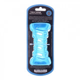 SCREAM XTREME DOG TOY TREAT BONE [SIZE:MEDIUM/LARGE COLOUR:BLUE]