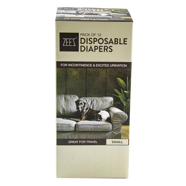 ZEEZ DIAPERS DISPOSABLE 12PACK [SIZE:SMALL]