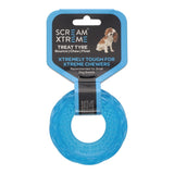 SCREAM XTREME DOG TOY TREAT TYRE LOUD [SIZE:SMALL COLOUR:BLUE]