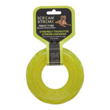 SCREAM XTREME DOG TOY TREAT TYRE LOUD [SIZE:MEDIUM/LARGE COLOUR:GREEN]