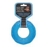 SCREAM XTREME DOG TOY TREAT TYRE LOUD [SIZE:MEDIUM/LARGE COLOUR:BLUE]