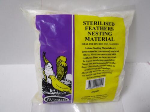 AVIONE NESTING MATERIAL FEATHERS STERILE 40G 