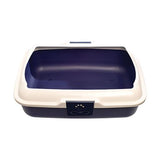 POOWEE LITTER PAN W/RIM 50X40X15CM