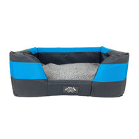 IT'S BED TIME DOG BED ALLTERRAIN BASKET [SIZE:MEDIUM COLOUR:CYAN BLUE]