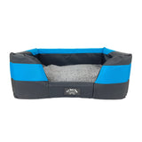 IT'S BED TIME DOG BED ALLTERRAIN BASKET [SIZE:XLARGE COLOUR:CYAN BLUE]