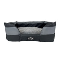 IT'S BED TIME DOG BED ALLTERRAIN BASKET [SIZE:LARGE COLOUR:GREY]