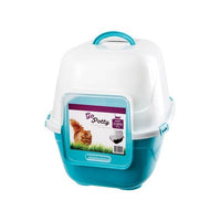 POOWEE GO POTTY LITTER PAN HOODED [SIZE:SMALL 41x49x40CM]