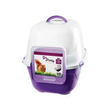 POOWEE GO POTTY LITTER PAN HOODED [SIZE:SMALL 41x49x40CM]