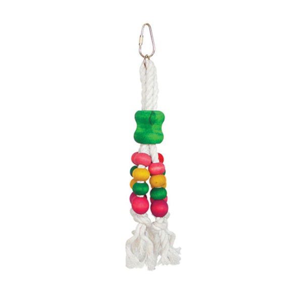 AVIAN CARE BIRD TOY WOOD & ROPE 25X5CM