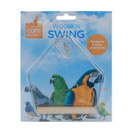 AVIAN CARE BIRD SWING WOOD/WIRE [SIZE:SMALL 10CM]