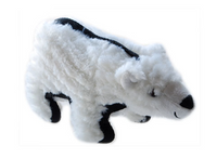 RUFF PLAY DOG TOY PLUSH TUFF POLAR BEAR