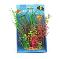 AQUA CARE PLANT AQUARIUM DECOR RESIN BASE 20CM [VARIETY:#051]