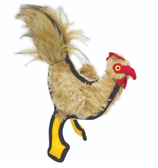 RUFF PLAY DOG TOY PLUSH TUFF CHICKEN