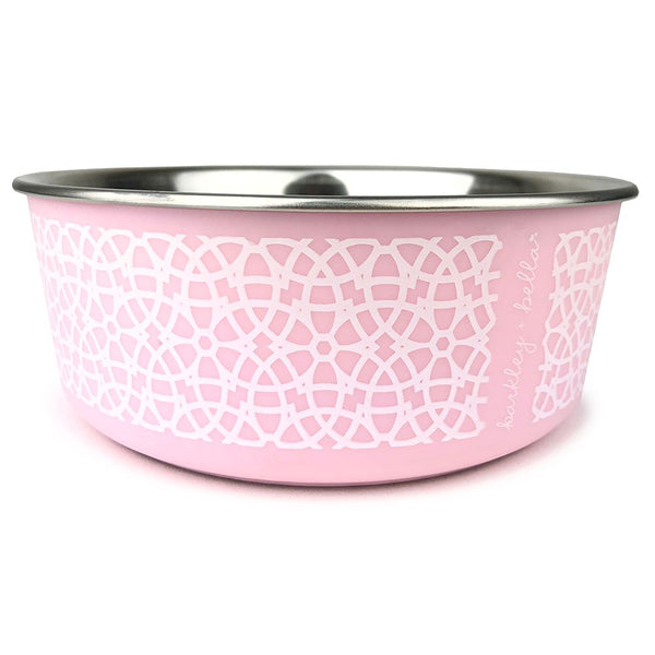 BARKLEY & BELLA DOG BOWL MARRAKESH ROSE [SIZE:MEDIUM]