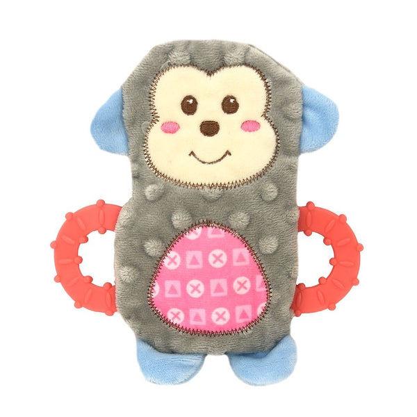 SNUGGLE FRIENDS DOG TOY PUPPY TEETHER MONKEY 