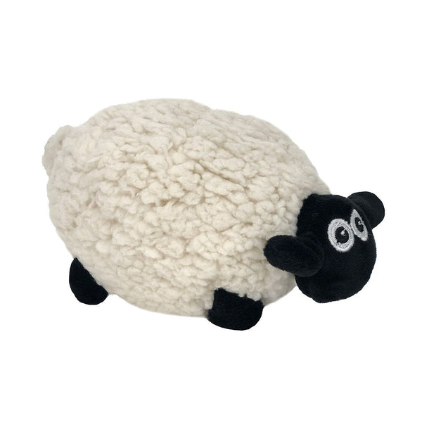 SNUGGLE FRIENDS DOG TOY ROUND SHEEP [SIZE:SMALL - 16CM]