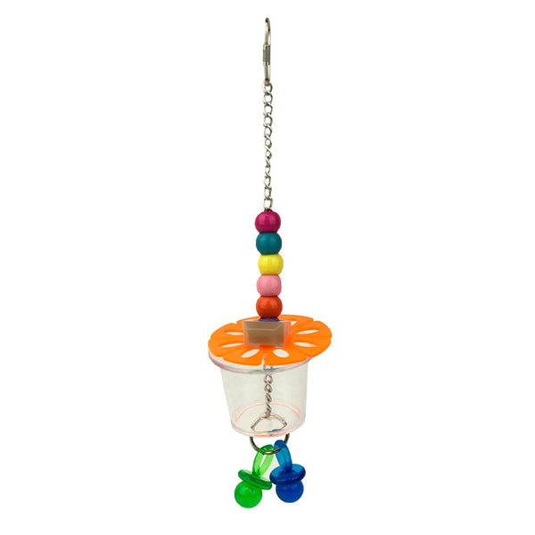 AVIAN CARE BOREDOM BREAKERS BIRD TOY FORAGING CUP WITH BEADS