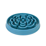 BARKLEY & BELLA DOG BOWL SLOW CHOW MELAMINE [SIZE:LARGE COLOUR:TEAL]