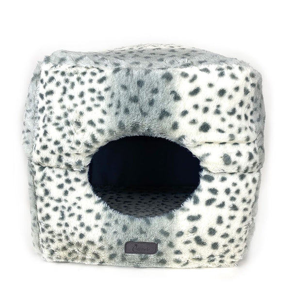 CATTITUDE CAT BED MULTICUBE SNOW LEOPARD [SIZE:SMALL]