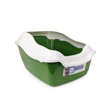 POOWEE LITTER PAN WITH HIGH SIDES & RIM