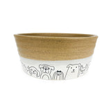 BARKLEY & BELLA DOG BOWL CERAMIC [VARIETY:POOCH]