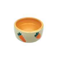 PIP SQUEAK BOWL SMALL CARROT  11.5CM 