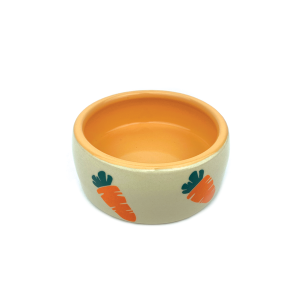 PIP SQUEAK BOWL SMALL CARROT  11.5CM 