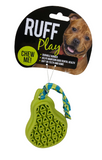 RUFF PLAY DOG TOY RUBBER CHEW [VARIETY:PEAR]