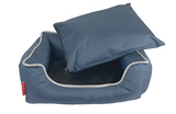 IT'S BED TIME DOG BED BOLSTER NAVY [SIZE:SMALL]