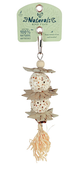 AVIAN CARE BIRD TOY NATURALS PALM STAR BALLS