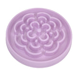 BARKLEY & BELLA DOG BOWL SLOW CHOW MELAMINE [SIZE:LARGE COLOUR:LILAC]