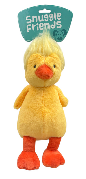 SNUGGLE FRIENDS DOG TOY PLUSH YELLOW DUCK