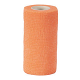 ELASTI-WRAP COHESIVE BANDAGE 10CMX4.5M [COLOUR:FLURO ORANGE]