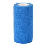 ELASTI-WRAP COHESIVE BANDAGE 10CMX4.5M [COLOUR:BLUE]