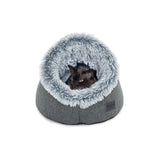 SPG CAT BED CALMING PET DOME [VARIETY:DOVE GREY]