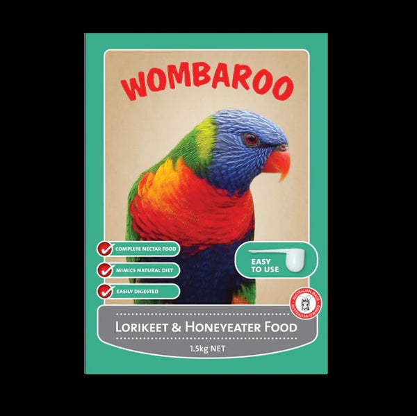 WOMBAROO LORIKEET & HONEYEATER [WEIGHT:1.5KG]