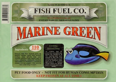 FISH FUEL MARINE GREEN 110G 10 PACK