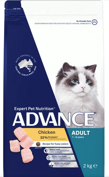ADVANCE CAT DRY ADULT CHICKEN 2KG 