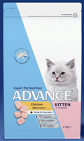 ADVANCE CAT DRY KITTEN CHICKEN 4KG