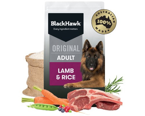 BLACK HAWK DOG ORIGINAL ADULT LAMB & RICE [WEIGHT:3KG]