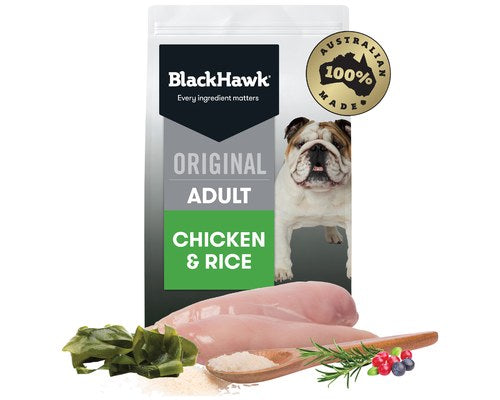 BLACK HAWK DOG ORIGINAL ADULT CHICKEN & RICE [WEIGHT:3KG]