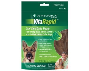 VETALOGICA VITARAPID DOG TREAT ORAL CARE  DAILY 210G