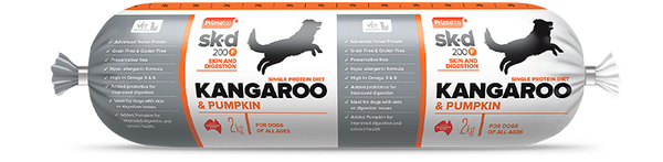 PRIME100 DOG ROLL SK-D KANGAROO & PUMPKIN [WEIGHT:800G]