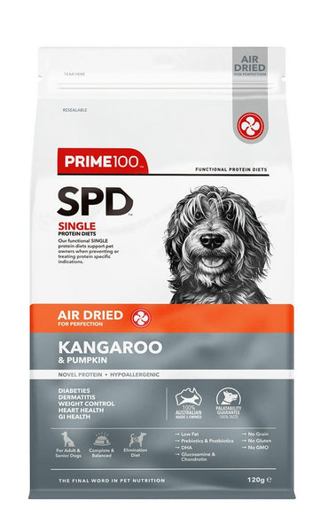 PRIME100 SPD AIR DRIED 120G [FLAVOUR:KANGAROO & PUMPKIN]