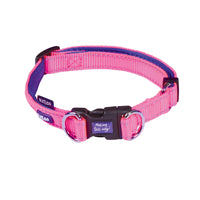 KAZOO DOG COLLAR NYLON ACTIVE ADJUSTABLE BLOOM/BURST [SIZE:20-30CM - SMALL]