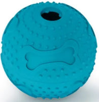 KAZOO DOG TOY TREAT BALL RUBBER [SIZE:LARGE - 9CM]